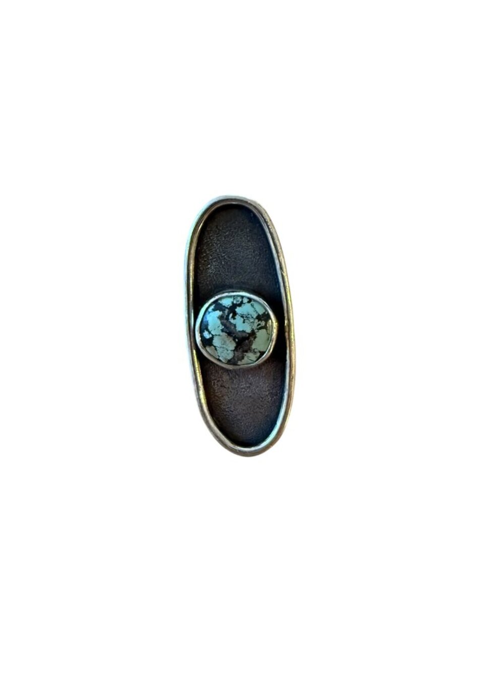 Nike Beth Jewelry Treasure Mountain Turquoise Oval Shadowbox Ring